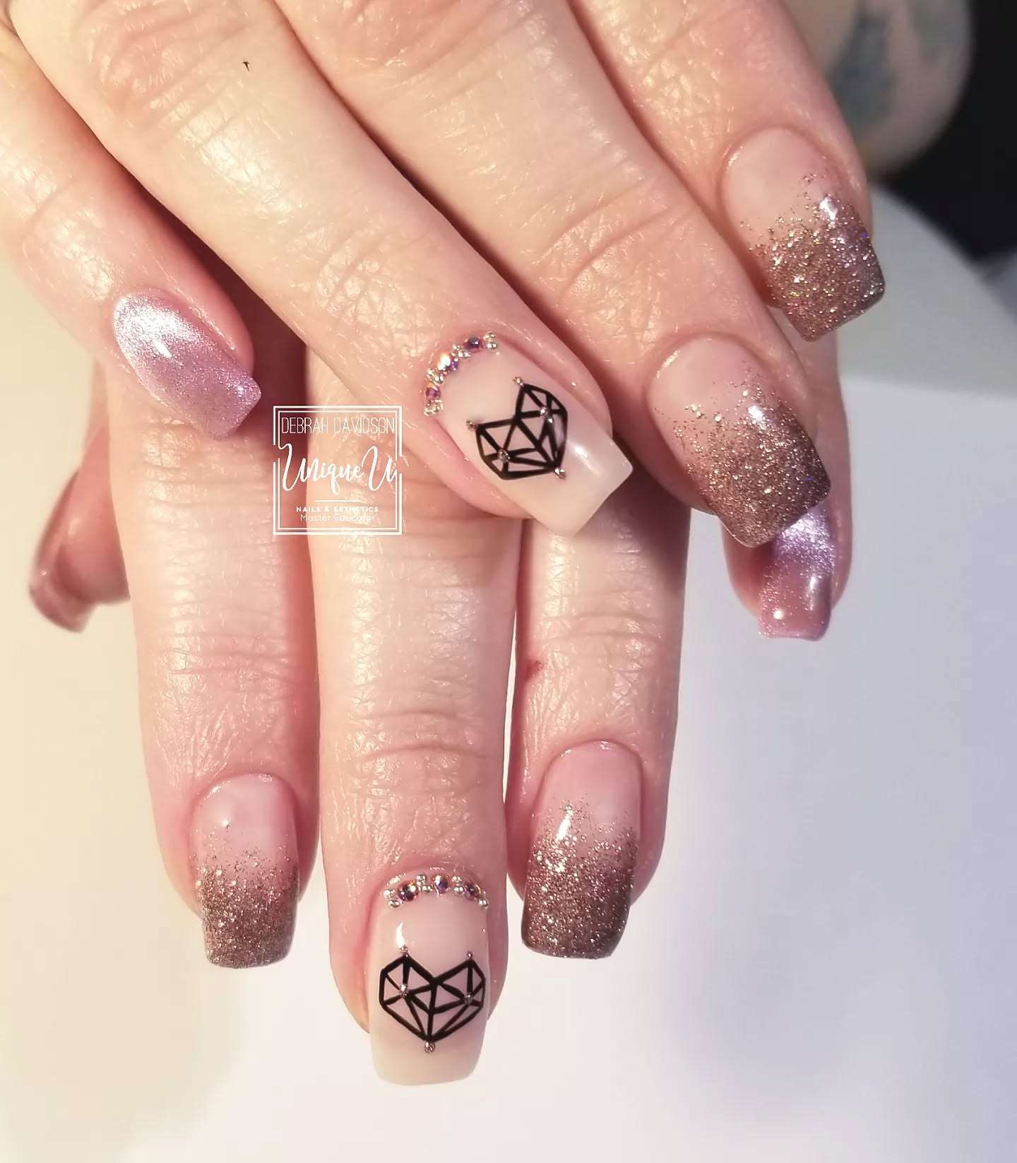 Subtle pinks and abstract hearts 👌🏼
.
.
Details with @getbuffedpro
Minnie brush
.
Available from💞
💖CANADA @uniqueuacademy
💖AUSTRALIA @getbuffedpro
💖UK nailenvymksupplies
💖NZ @nz_nailacademy
💖BELGIUM @paillette_nails_by_cassandra
💖EUROPE @nailleader
💖EVERYWHERE ELSE @getbuffedpro
.
#nailaholic #naildesigns #coffinnails #abstractheart #pointynails #pointedalmond #yeglocal #shortnails #handpainted #instanails #nailart #nailartaddict #swarovskinails #yegnails # #edmontonnails #yeg #glitternails #yegbusiness #780nails #gellyfit #gelnails #nailsofinstagram #acrygelnails #nailaddict #nailpromote #NAILPRO #drymanicure #nailsmagazine #nailstagram #nailsoftheday #nailstagram