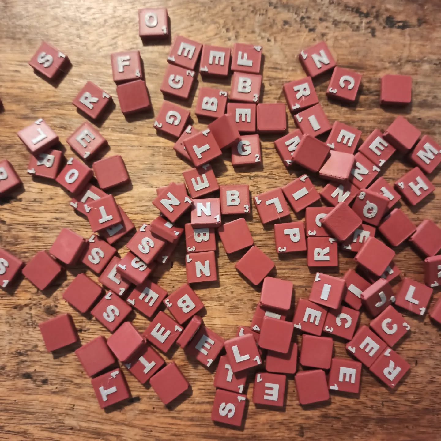 Lost for words...
Nice design by our client. We printed this in mat dark red material with light grey letters.
We provide top notch 3D design and 3D printing services.
#3beeprinting #3ddesigns #3dprinting #3dmodeling #scrabble #scrabbleletters #scrabbleart #color #colorful