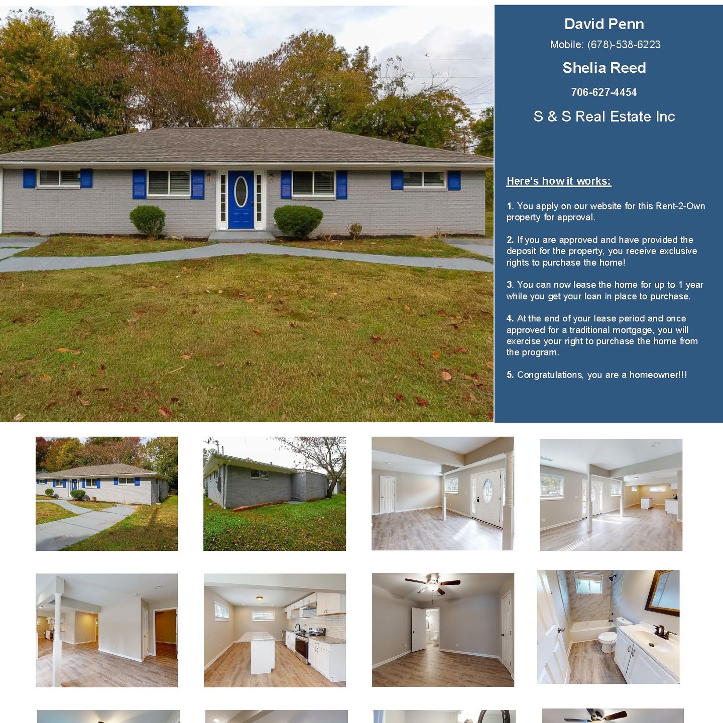 This property is no longer available.
Please visit our website to see more Rent to Own properties.
www.homes4assignment.com
#rentoown #atlanta #leasetoownatl