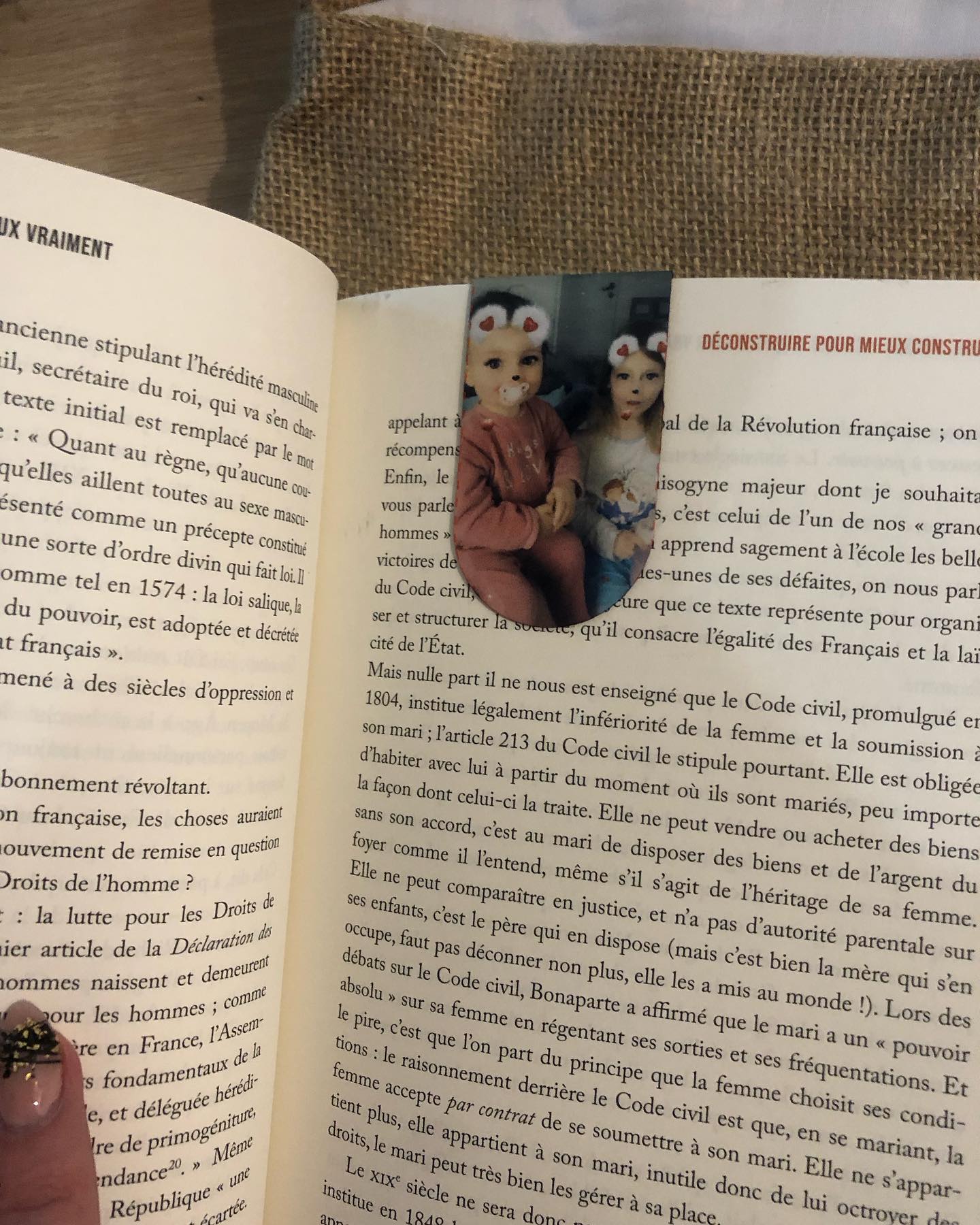 Marque page magnétique personnalisable