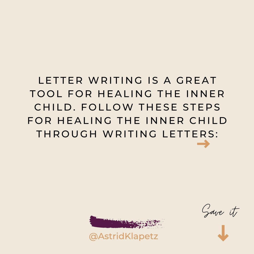 📝 Letter Writing is a great tool for healing the inner child. Follow these steps for healing the inner child:
1. Connect with your inner child: To start the healing process, it's important to connect with your inner child. You can do this by taking a few deep breaths and focusing your attention on your inner world. You may want to imagine yourself as a child, and try to remember what it felt like to be that age. Ask your inner child what they need, and how you can support and nurture them.
2. Write a letter to your inner child: Once you've connected with your inner child, write a letter to them. Imagine that you are writing to a younger version of yourself, and offer words of love, support, and encouragement. Acknowledge any pain or hurt that your inner child may be carrying, and express your commitment to helping them heal.
3. Try to write a letter to your inner child on a regular basis, so that the child knows that you're committed and there for your inner Child. Doing this consistently increases your relationship with your inner child and the healing process.
4. You can also answer back from the perspective of your Inner child, addressing the adult you. This way, you can reassure the adult you, that you're taking the right steps, and also find out, what other parts of the inner Child should be addressed.
Healing the inner child can be a challenging process, and it's important to be gentle and compassionate with yourself along the way.
Remember that it is a journey, and it may take time and patience to see progress. But by using methods to connect to your inner child and nurture it, you take the steps toward healing and all its amazing benefits. Have you tried Letter Writing? What do you think about it?
Astrid 🧡
Send it to someone who needs to hear this. 💌
#healingtheinnerchild #selflove #takingcareofmyself #healing #freedom #innerlove #peace #peacewithin #therapy #hypnotherapy #hypnosis #psychology #shadowwork #healthyrelationships #relationshipgoals #relationships #happyrelationship #bonding #relationship #happiness #emotionalhealth #emotionalintelligence #mentalhealth #therapy #innerchild #innerchildwork
