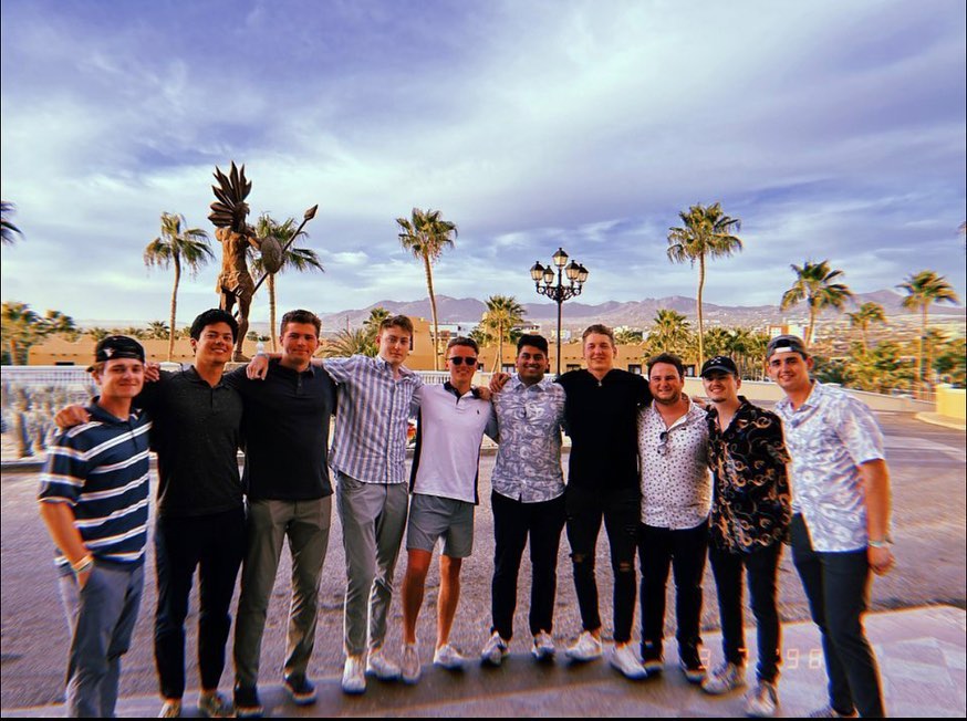 The SAE brothers enjoyed their spring break from around the globe