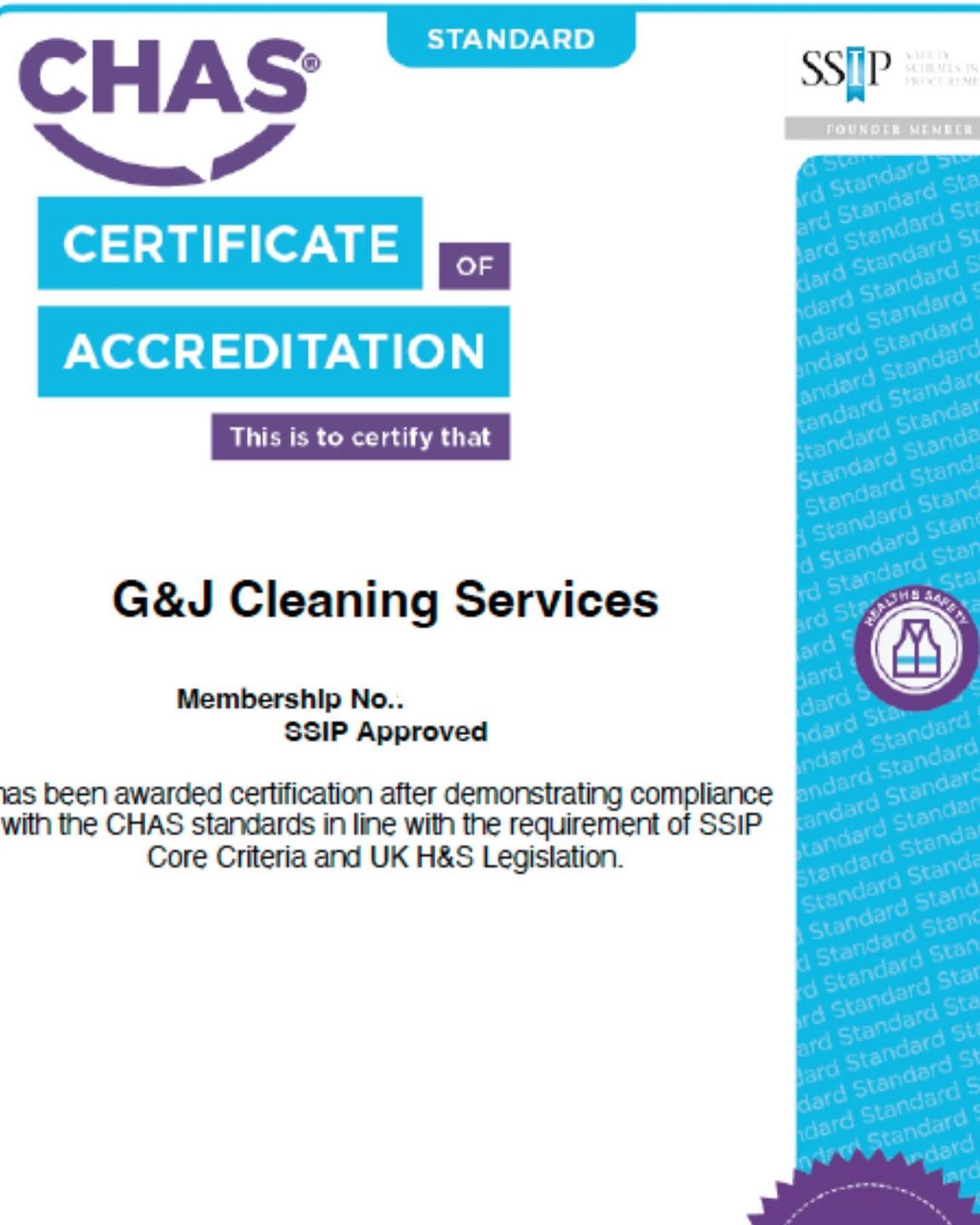 G&J Cleaning Services has been successfully accredited by CHAS once again🎉
Business is only getting bigger and better📈