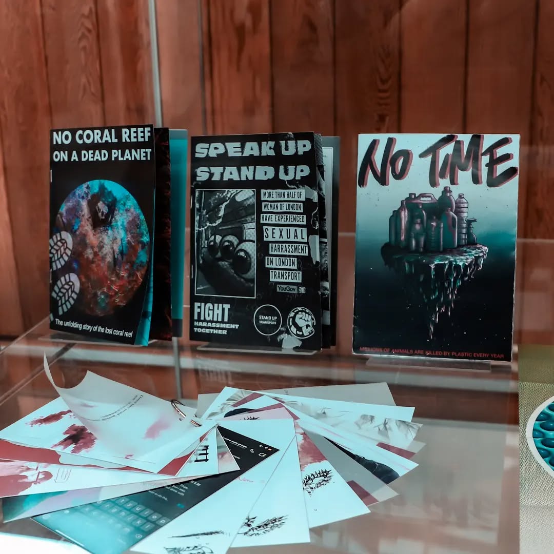 GMD YR2 Advocate Library Exhibition, London College of Communication.
#ual #lcc #londoncollegeofcommunication #gmd #exhibition #graphicdesign #graphicandmediadesign #artshowcase #photography #print #elephantandcastle #zine #printmaking #printdesign #printshop #advocate #campaign #protest #branding #l4l