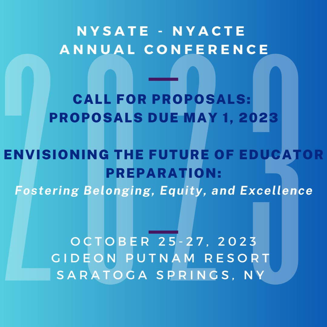 For more information regarding the NYSATE/NYACTE Fall 2023 Conference, visit our website at https://www.nys-ate.org/.