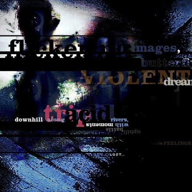 Blast from the past: Experimental typography. Titled ‘Butterfly wings’. Circa 2003. #photoshot #typography