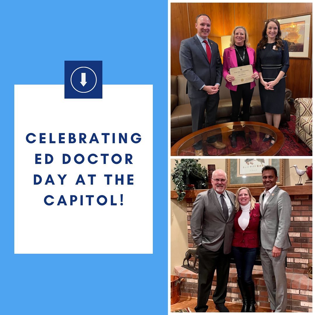 This past month, our President Dr. Windsor and Vice President Alexia Childress represented LIFE and attended the ED Doc Day at the Capitol! They met with congresspersons about important bills that impact Arizona patients and doctors. Pictured are Representative Dr Amish Shah, Representative Laura Terech, and Representative Matt Gress. Dr Windsor was also designated as the Arizona Capitol’s Doc of the Day several days ago! Scroll to the third slide for a video of Dr. Windsor being announced as the Capitol’s Doc of the Day!
