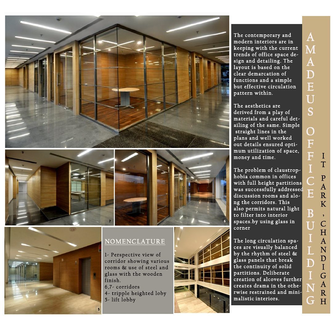 PROJECT : AMADEUS OFFICE BUILDING
TOTAL COVERED AREA : 24520 SQFT
The contemporary and modern interiors are in, keeping with the current trends of office space design and detailing.
The problem of claustrophobia, common in office spaces with full height partitions, was successfully addressed. To avoid corridors to become dark and dingy, spaces like discussion rooms with wide openings are placed along the corridors. This permits natural light to filter into interior spaces.
#architecture #arch #architectureandinteriors #interiors #interiordecor #spacedesign #officedesign #office #officespaces #architecturephotography #building #construction #archviz #archdaily #architecturedesign