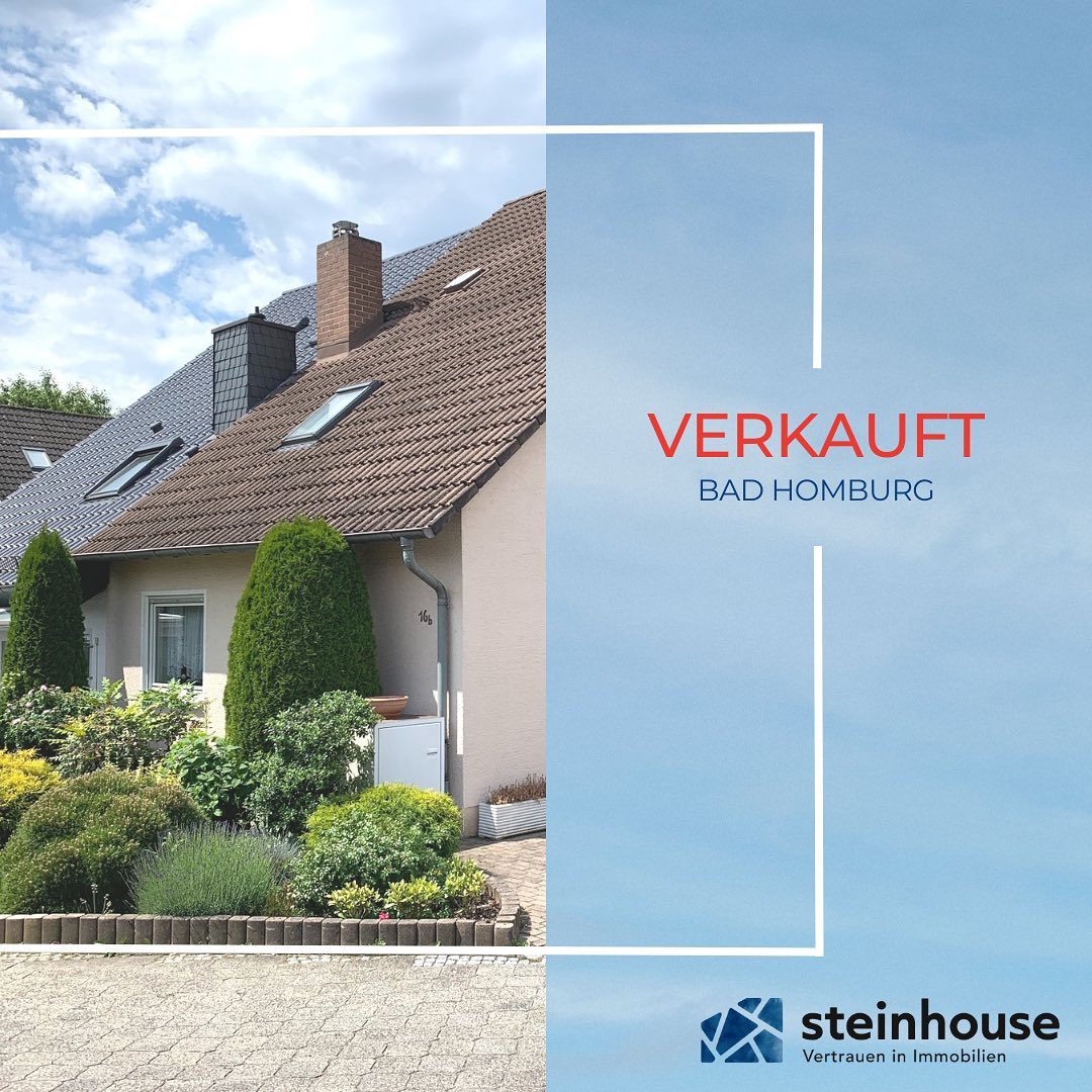 VERKAUFT
Trotz der herausfordernden Marktsituation konnten wir diese schöne Doppelhaushälfte erfolgreich vermarkten. Das sehr gepflegte Haus mit 7 Zimmern befindet sich in Bad Homburger Stadtteillage. Die verfügbare Wohnfläche ist optimal ausgenutzt und bietet viel Platz für unterschiedlichste Lebensmodelle. Es handelt sich um ein dreistöckiges Gebäude mit praktischem Grundriss und viel Potenzial.
PROFITIERE AUCH DU VON UNSEREN KOMPETENZEN.
Kontaktiere uns:
📞 +49 (0) 6172 593 69 12
✉️ immobilien@steinhouse.de
#immobilien #realestate #makler #badhomburg #oberursel #friedrichsdorf #königstein #kronberg #neuanspach
#wehrheim #usingen #hochtaunus
#taunus #rheinmain
#germany #zuhausegesucht #haus #wohnung
#grundstück #kapitalanlage #büro #doppelhaushälfte |
#steinhouse
#steinhouseimmobilien