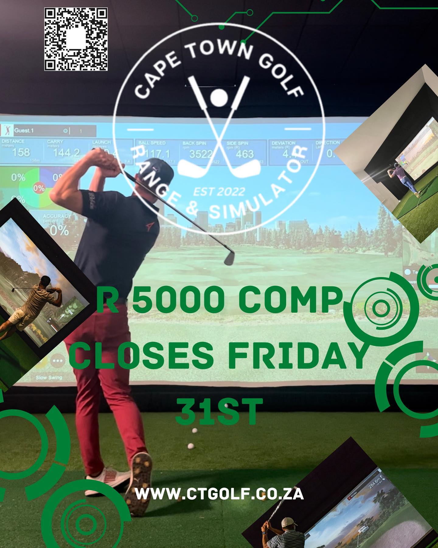 We’re almost about to crown our winners👑
Does someone think their team can snatch victory in time?🧐
Score to beat is 7 under🥶
💸Prize to win is R 5000 large💸
#capetowngolf #golfcpt #golfsimulator #golfrsa
#golfsouthafrica #westernprovincegolf #wpgolf #pgatour #indoorgolf #indoorsimulator #drivingrange #golftips
#lpgatour #lettour #livgolf #golfcoach #golfswing #golfvibes
#golflife #golfgirl #golfgirls #juniorgolf #kidsgolf #sakidsgolf #uskidsgolf