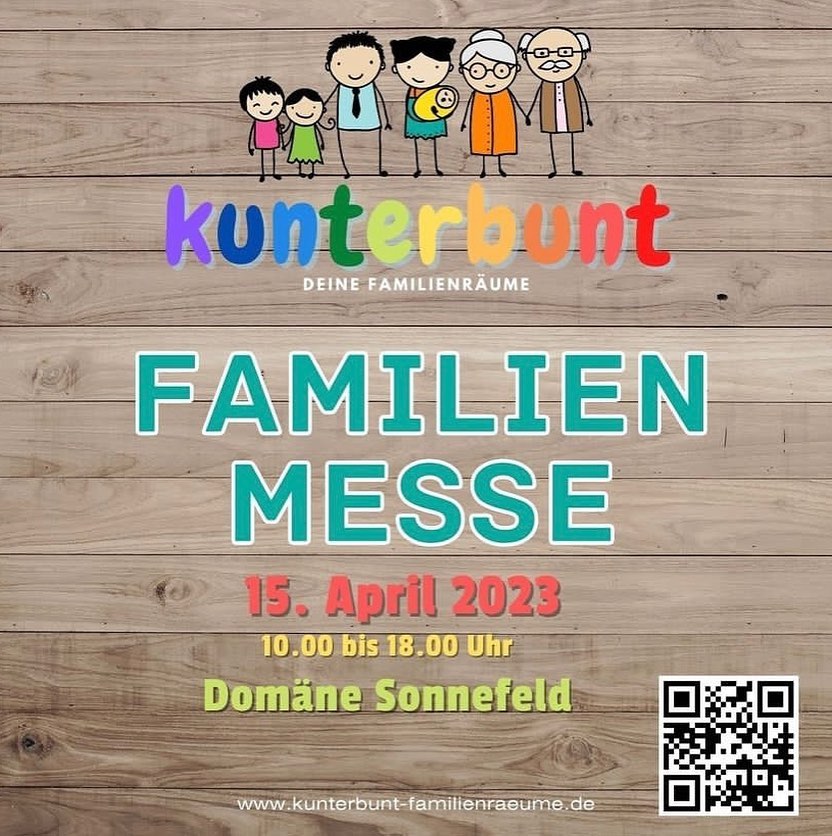 In zwei Wochen ist es schon soweit… 🤩
Die erste Familienmesse in der Domänehalle in Sonnefeld startet 🎉
Schaut gerne vorbei… ein tolles Rahmenprogramm für Groß & Klein erwartet euch…
Von Workshops, Vorträgen über Kinderschminken und Turnen bis hin zu Kaffee und Kuchen sowie Foodtrucks gibt es viel zu entdecken.
Der Eintritt ist frei
Ich freue mich auf euch ♥️