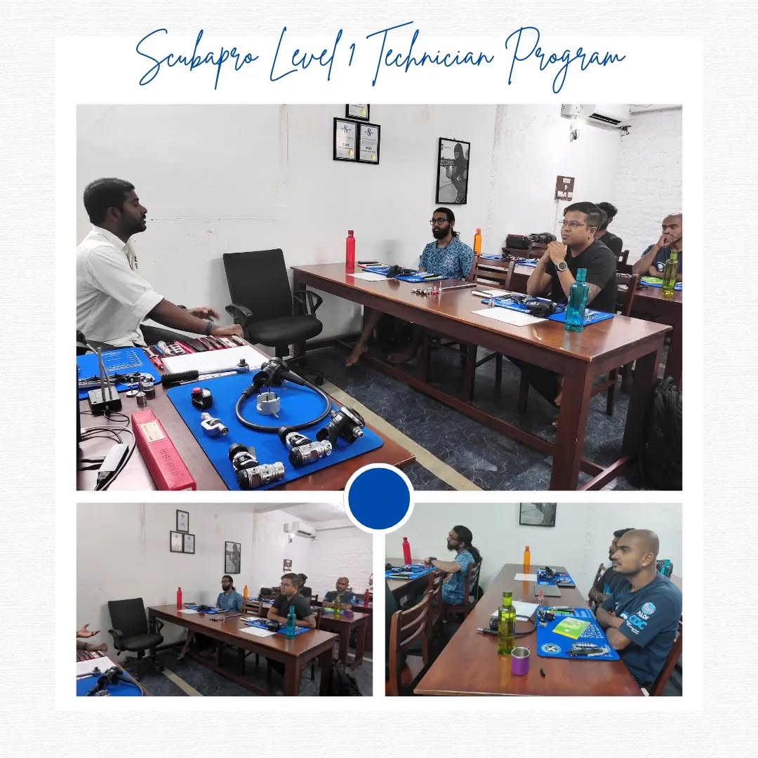 Day 1- Scubapro Level 1-Technician Program...!!!!!🙂😇
#technician #program #scubapro #level1#divingequipment #training #pondi #india