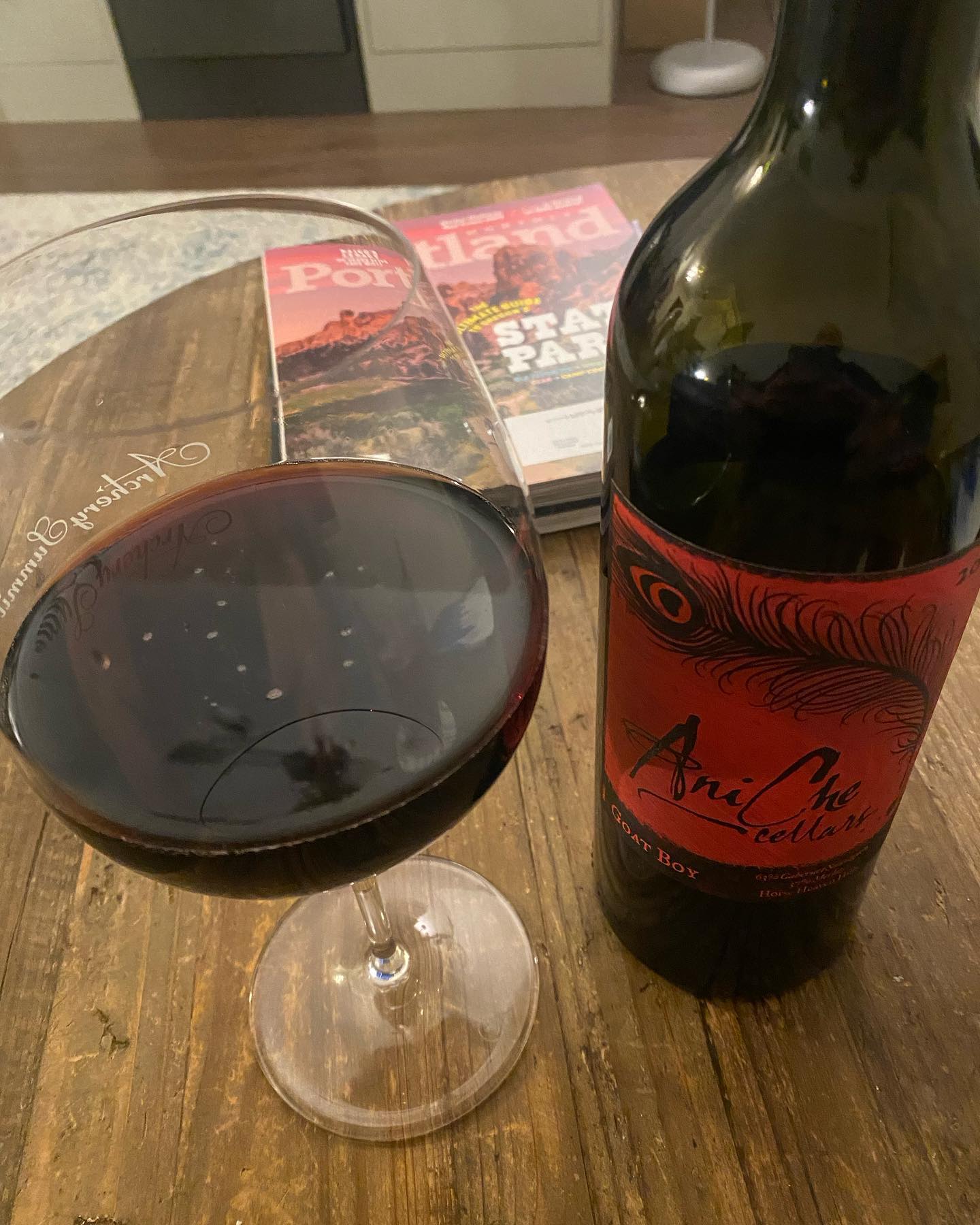 Went full #adhd #hyperfocus on a simple project and looked up and the day was over!#timeblindnesssucks
Not necessarily bad since I cracked a bottle of 2018 @anichecellars Goat Boy I got from a friend!
Big, bold, & spicy👍
Then stumbled upon one of my favorite movies growing up! So many one liners!
Just a little:
East Bound & Down
to end the week🤪