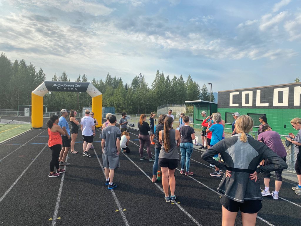 New to running? Interested in joining but want to learn more about the MatSu Running Club before our first track session on April 18th?
Sign up on our website for the beginnerâs clinic! This two-part clinic with Coach Rhonda will cover everything you need to get the most out of running with the MatSu Running Club!
Part 1 is an indoor classroom session on Tuesday, April 11 @ 6 p.m. at the AKtive Soles in Wasilla (984 N Meridian Pl.) that will cover proper clothing and shoes, nutrition, injury prevention, training plans, and address any remaining questions you have.
Part 2 is an outdoor session on Thursday, April 13 @ 6 p.m. at the Colony High School Track that will cover running form and technique and the basic principles of speed-work, drills, and pacing, and offer an opportunity to get outside and have fun with other beginner runners!
Sign up at matsurunningclub.org