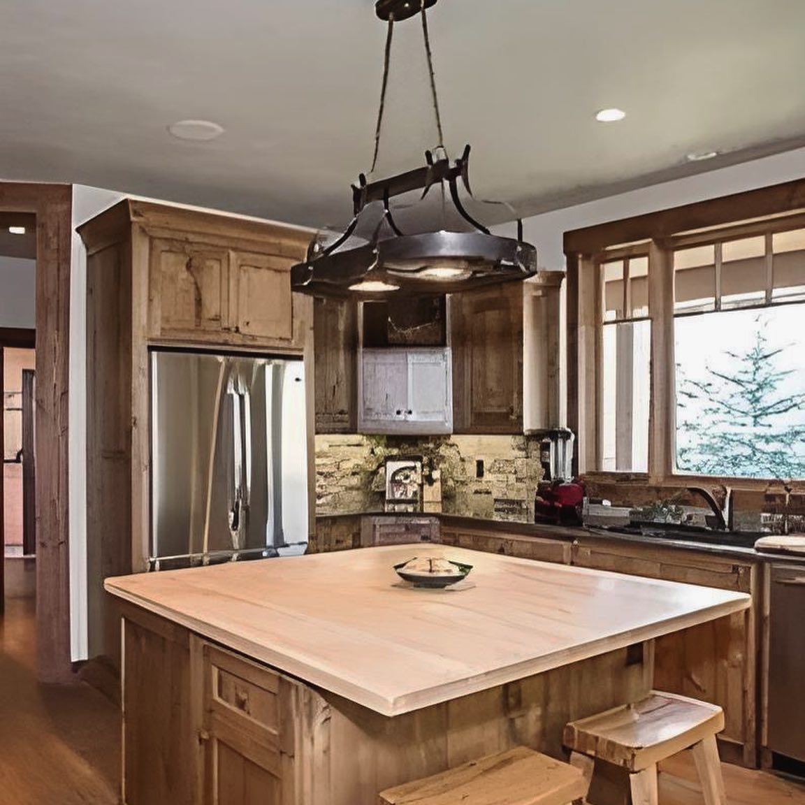 These pictures are way too low quality to do this kitchen justice, but we can’t wait to keep sharing updates on this fun remodel! This family is all class and all badass. This kitchen update is so suiting! #havemorefun #lettherebelight #interiordesign #interiorremodel #kitchenremodel #allaboutthelights #beforeandafter #strongholddesign