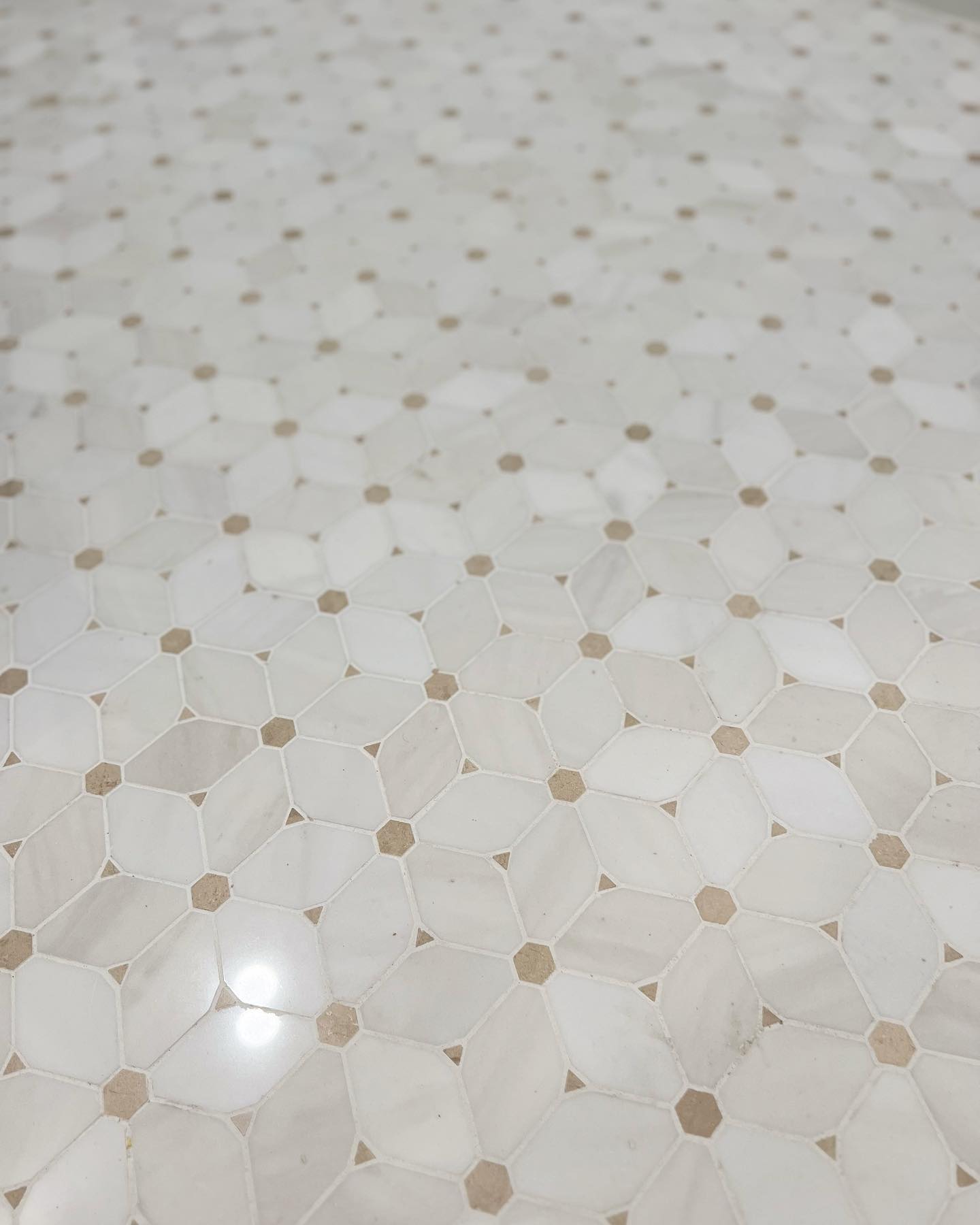 Beautiful flooring installed at the #springvilleremodel this week. Just wait until the cabinets are installed. Spoiler alert - they are the prettiest green color! @homedepot