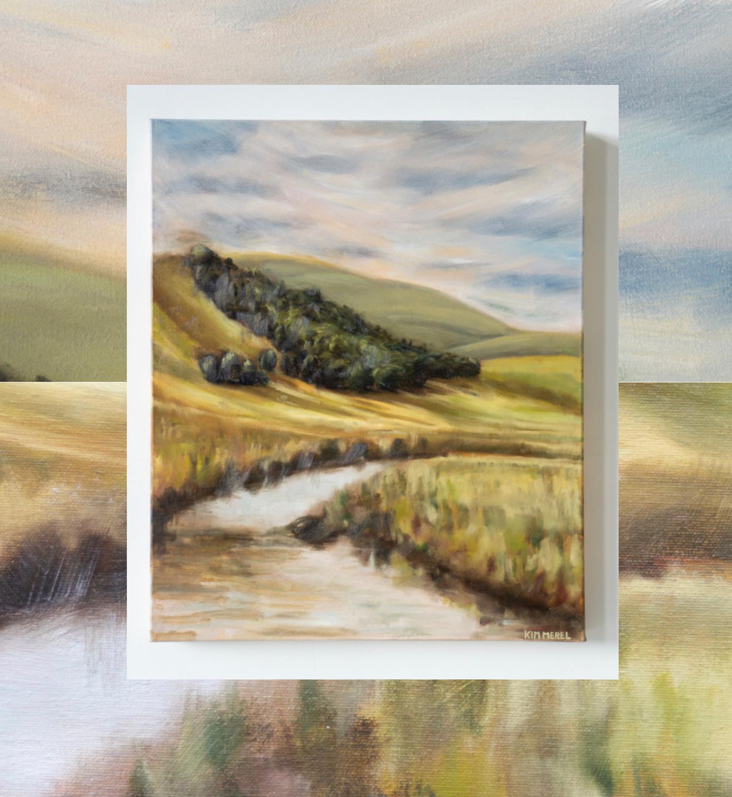 As a child I liked to watch the water flow through a river, while I was standing on a bridge or on the waterside. I threw a twig 🌿in the stream and watched it drifting on. It was fun!
Now I’m older, I realize how we all flow through life. Like that little twig we flow from here to there. And instead of fighting the stream, we can better see it as a gift to just go with that flow. When you do that, you can lean in the moment and that’s where all the beauty lies🙏.
I hope that I caught a little of that beauty in this 40x50cm painting 💛.
This painting ‘flow like a river’ is still available on my website. If you have any questions or want to see it in my studio, tell me! You’re very welcome to visit here.
#painting #landscapepainting #riverpainting #riverart #landscapeart