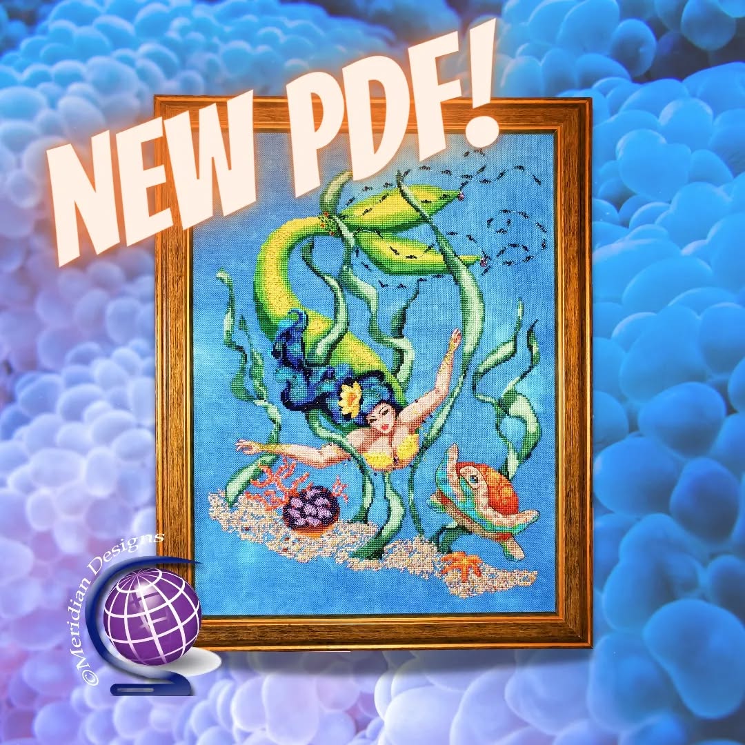 I'm happy to announce that Mei Li - The South China Sea Mermaid is now available in PDF form!
You will find her on my website at www.meridianxstitch.com
#meridianxstitch #meridiandesigns
#crossstitch #crossstitchdesigner
#crossstitching #crossstitchersofinstagram #crossstitchpatterns #xstitchpattern #xstitching #xstitcher #stitchersofinstagram
#xstitch #xstitchersofinstagram #puntodecruz #puntocroce #korssting #korsstygn #kreuzstich #pointdecroix
#needlework #undertheseafabrics #crossstitchlover #crossstitchland #crossstitchlove #crossstitchingisbadass #stitchersgonnastitch #dmcembroidery #lovecrossstitch #xstitchaddict
#crossstitchaddict