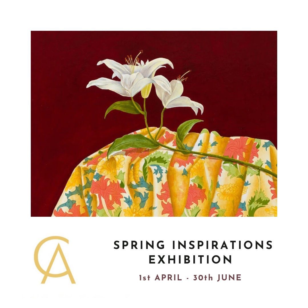 Exhibition at Colinton Arts now in full swing. Delighted to be exhibiting with Irene Watson #exhibition #curators #scottishartist #stilllife #fabricdesign #flowers #paintings #garden