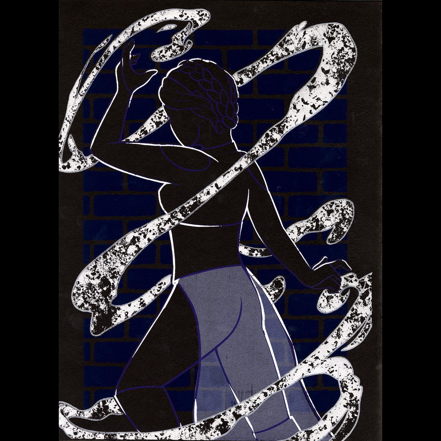 Arcane
6-Layer Silkscreen Prints of an original character of mine. My favorite part is the sparkles in her skirt.
#silkscreen #silkscreenprinting #screenprinting #screenprint #fantasyart #fantasy #characterdesign #characterart #character