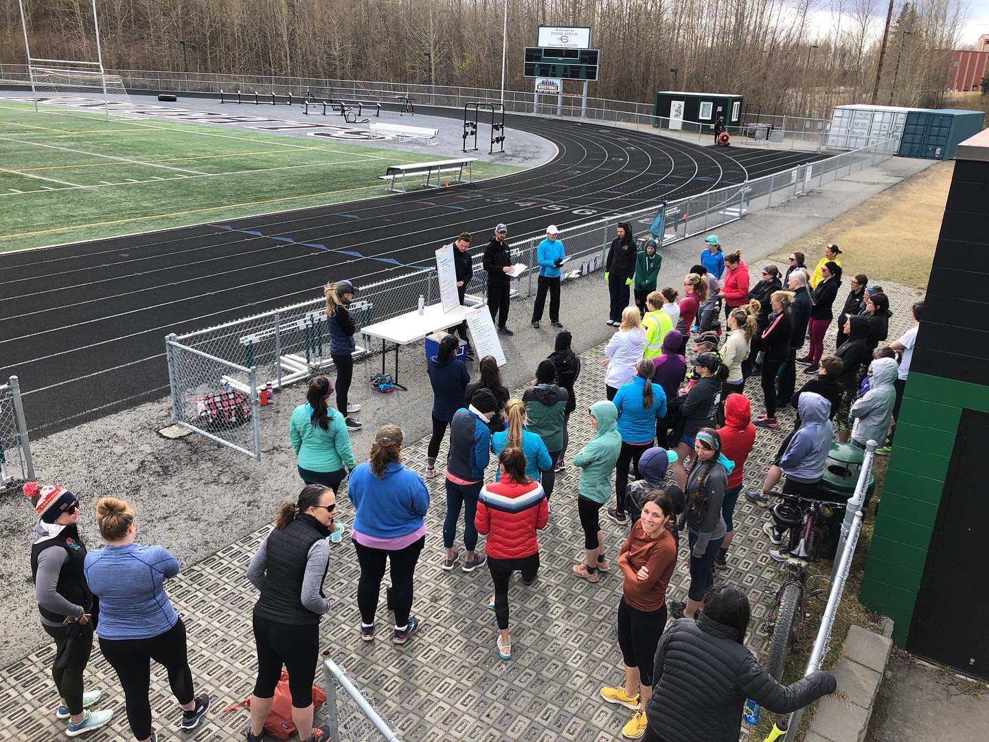 Running club kicks off tonight! Tuesday, April 18 at 6 p.m. @ Colony High School!
Still on the fence? Our first two track sessions of the season are FREE! Don't forget to bring your friends! đ
We will meet tonight at Colony High School in the faculty parking area (the left side of the school). You will find us set up with a table, so please come and check in with us! See you soon!