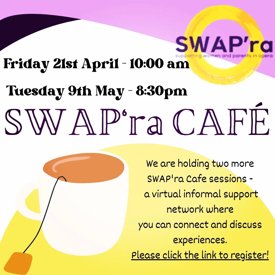 TWO DATES:
Friday 21st April @ 10am and Tuesday 9th May @ 8:30pm
Clink the link to register!
https://www.swap-ra.org/cafe