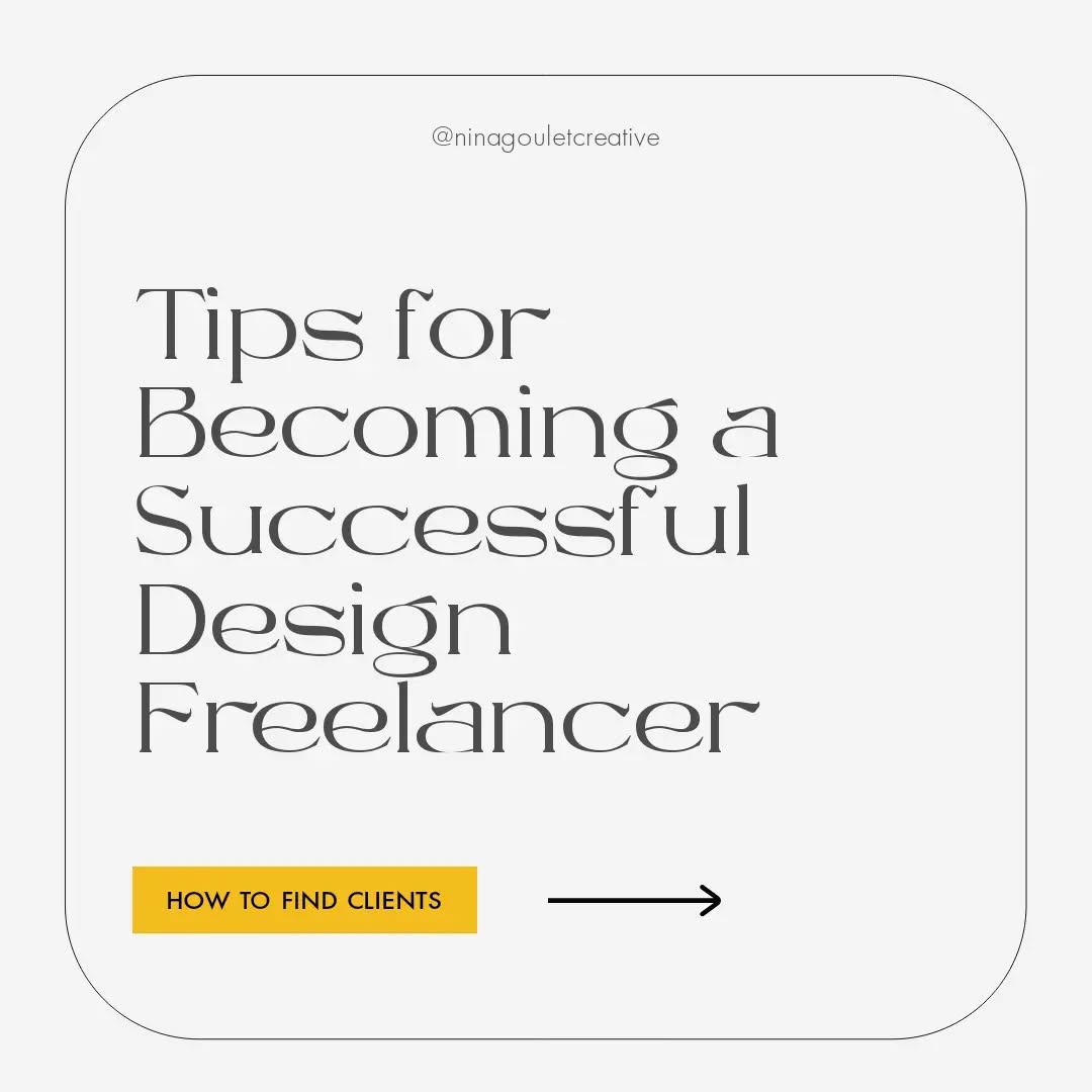 Looking to find freelance clients? 🤔 Check out these tips to help you get started! From leveraging social media to attending networking events, these tips will help you build lasting relationships and showcase your expertise. Don't forget to optimize your online presence and establish yourself as a thought leader in your industry. 💡
#adobestudentrep #adobeexpress @adobeexpress @adobegencreate #freelancelife #freelancetips #clientacquisition #designtips