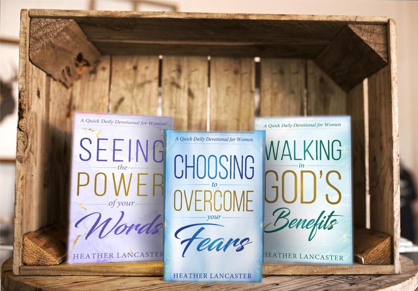 In case you wonder why we might've been a little quiet on what's going on with Glory Fire, it's because Heather's been heads-down preparing for the launch of her third devotional - Choosing to Overcome Your Fears. It's part of the "Make Life Better in Just 30 Days" series. You can find out more about Choosing to Overcome Your Fears here: http://overcomingfeardevotional.com or check out information about the series at https://heather-lancaster.com