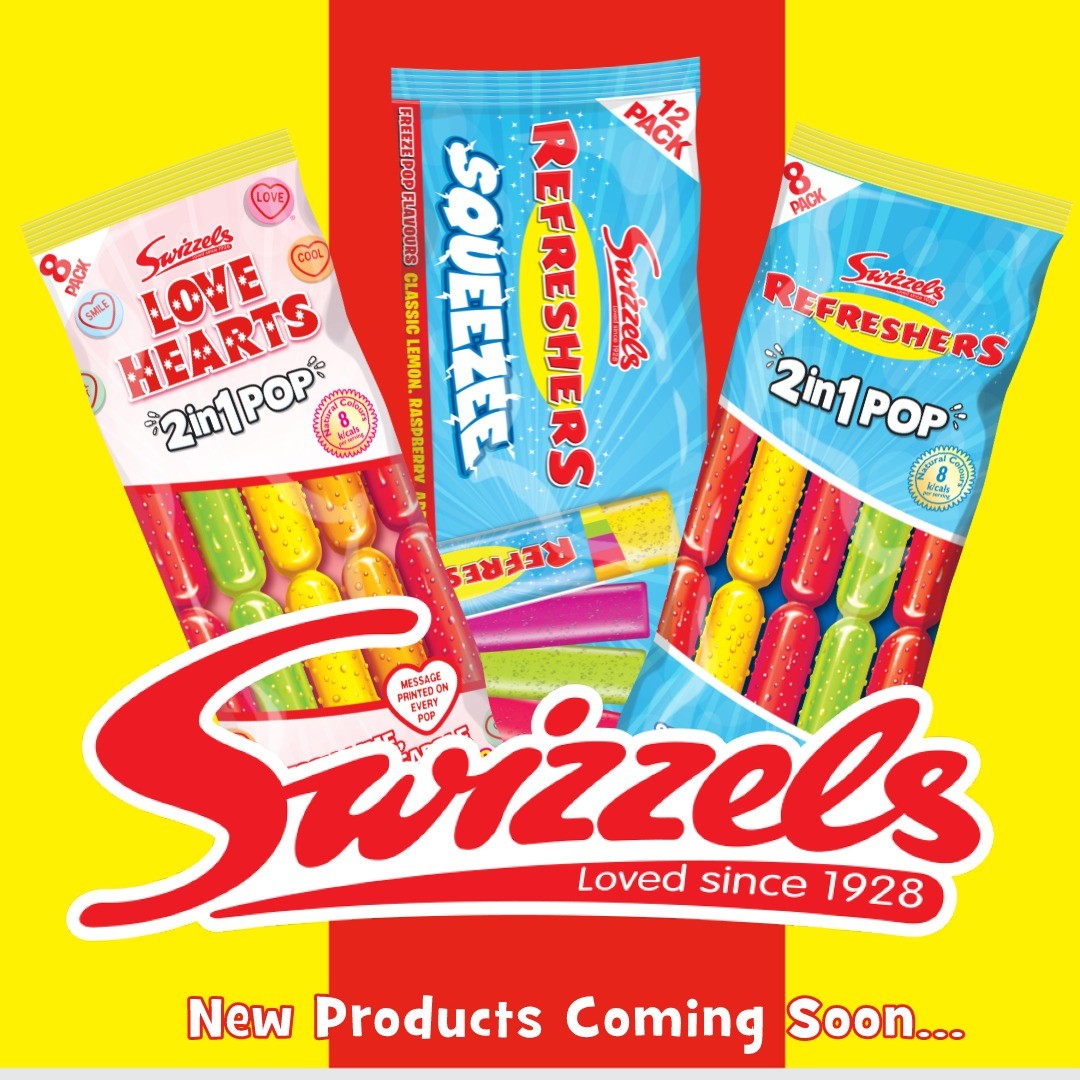 This year @swizzels_sweets are celebrating 95 years of sweet manufacturing. Creators of Love Hearts, Refreshers, Drumstick Lollies, Rainbow Drops, Double Lollies, Squashies, Fruity Pops and more! Our Freeze Pops contain all their classic flavours in a cool and refreshing format.
Will you be trying them this summer? ☀️
#swizzelsmatlow #brandofthemonth #rosemarketinguk #candycastlecrew #eezyfreezzy #liquidcandy #candyfloss #icepops #wholesaler #confectionery #kidsconfectionery #brandlicensing