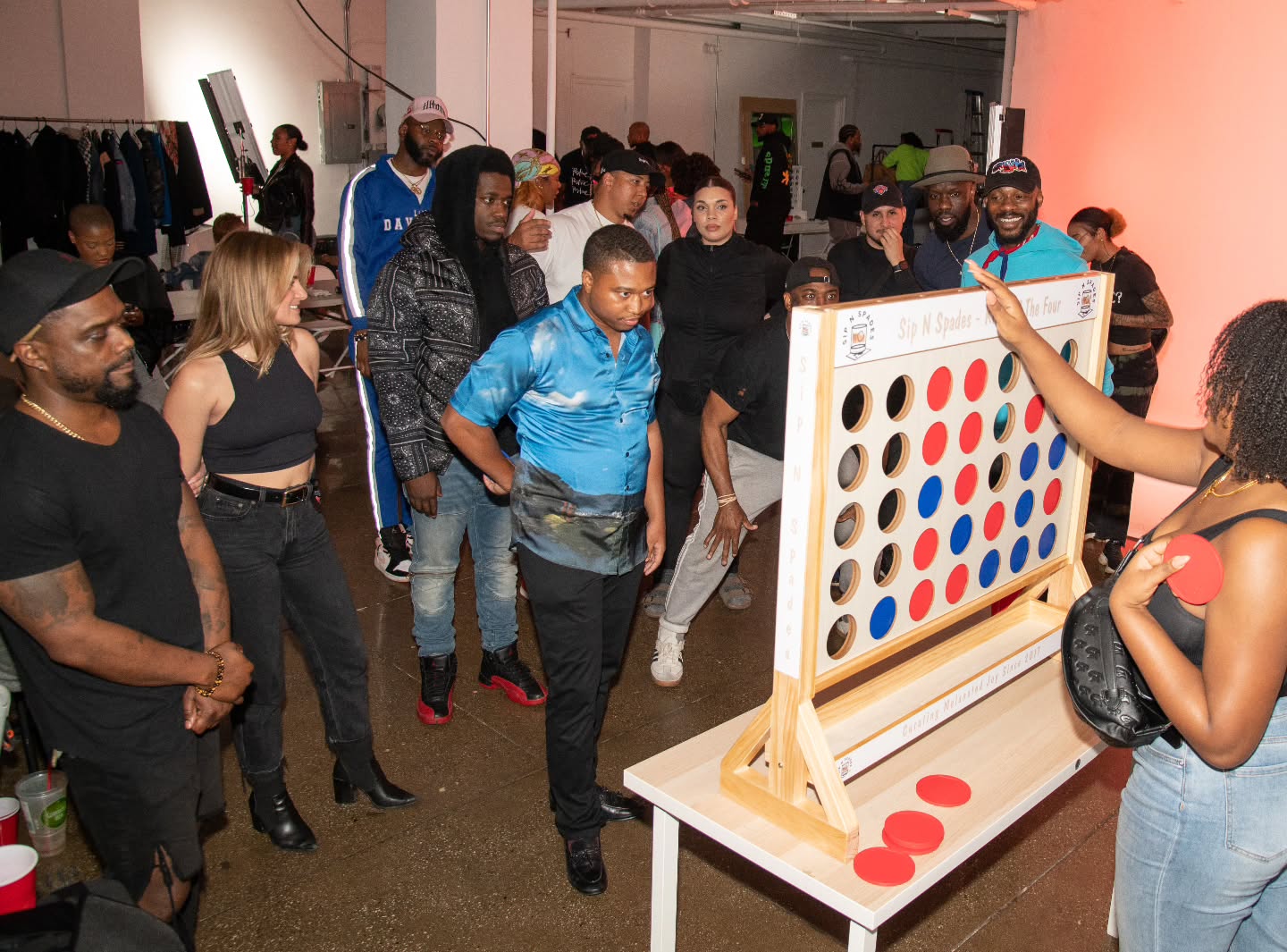 📸 As you can see, our first ever "King of the Four," Connect 4 tournament was intense! Lol #KingOfTheFour #Connect4 #SipNSpades