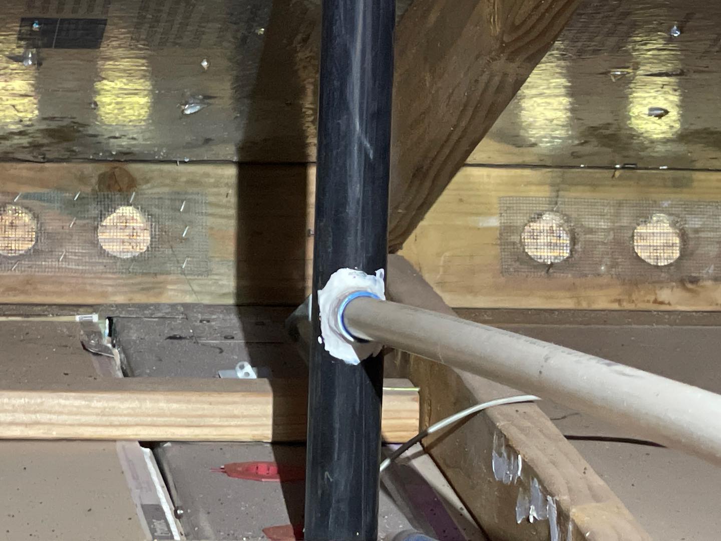 Waste vent sewer gases + AC condensate drain = 🤢. Condensate drains should route abovea p trap drain or to exterior.