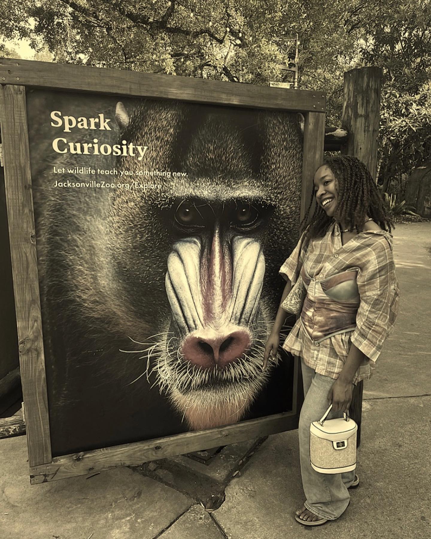 Me and my guy Rafiki did not plan to match I promise๐๐คญ #HappyMonday #flashback #GracesChild