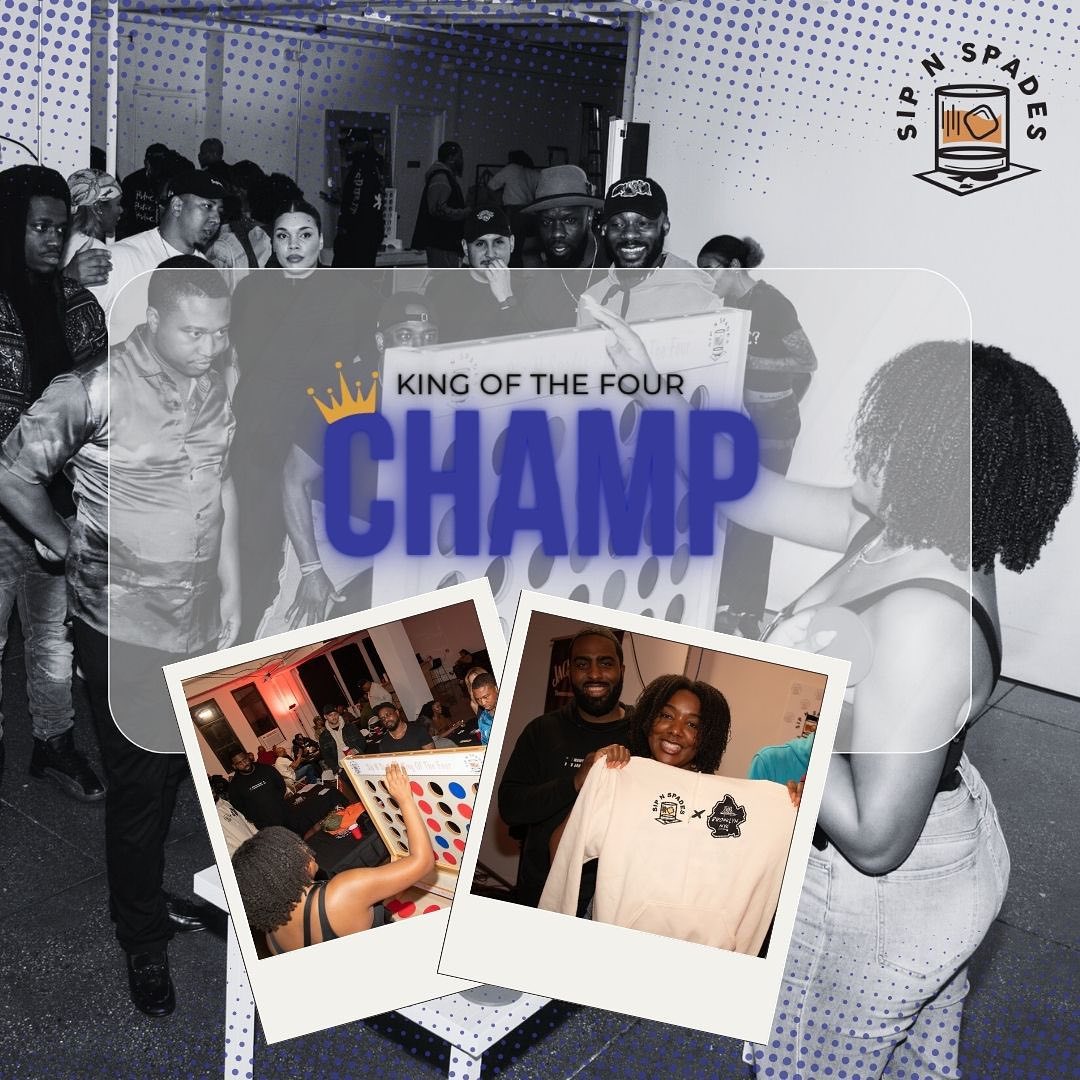 Congrats to our first ever Sip N Spades "King of the Four," Champion (actually a Queen!) @chantellejaneen Dominated with 8 straight wins! Who wants that smoke!?!?
#sipnspades #kingofthefour #Connect4