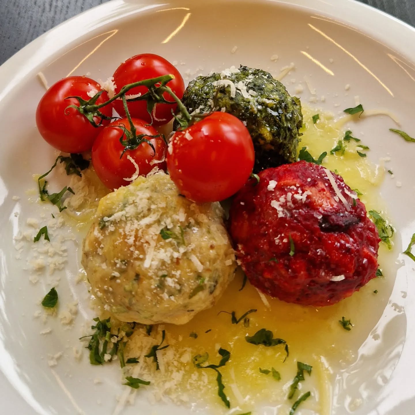 Variace tyrolských knedlíčků