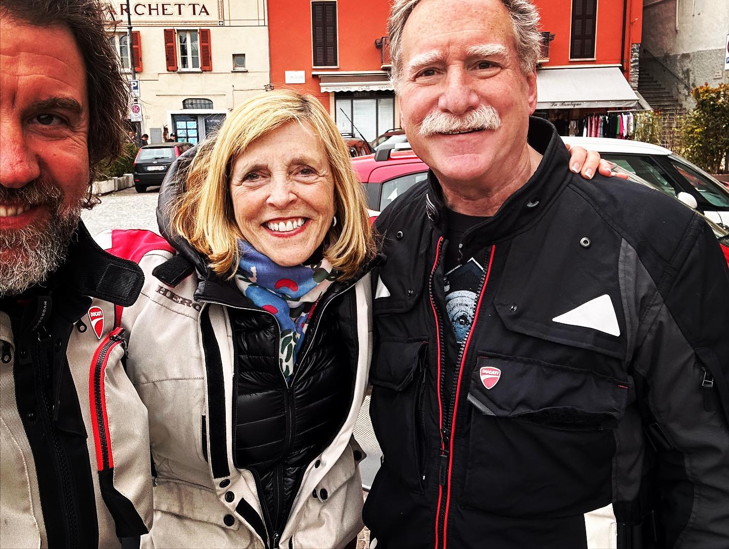 David and Michelle: celebrating their anniversary from Ohio. When riding a bike around the lake is only a small part of an extraordinary experience. So grateful.
#lakecomo #lakecomomotorbike #motorcycletouring #ducatimultistradav4s #passion