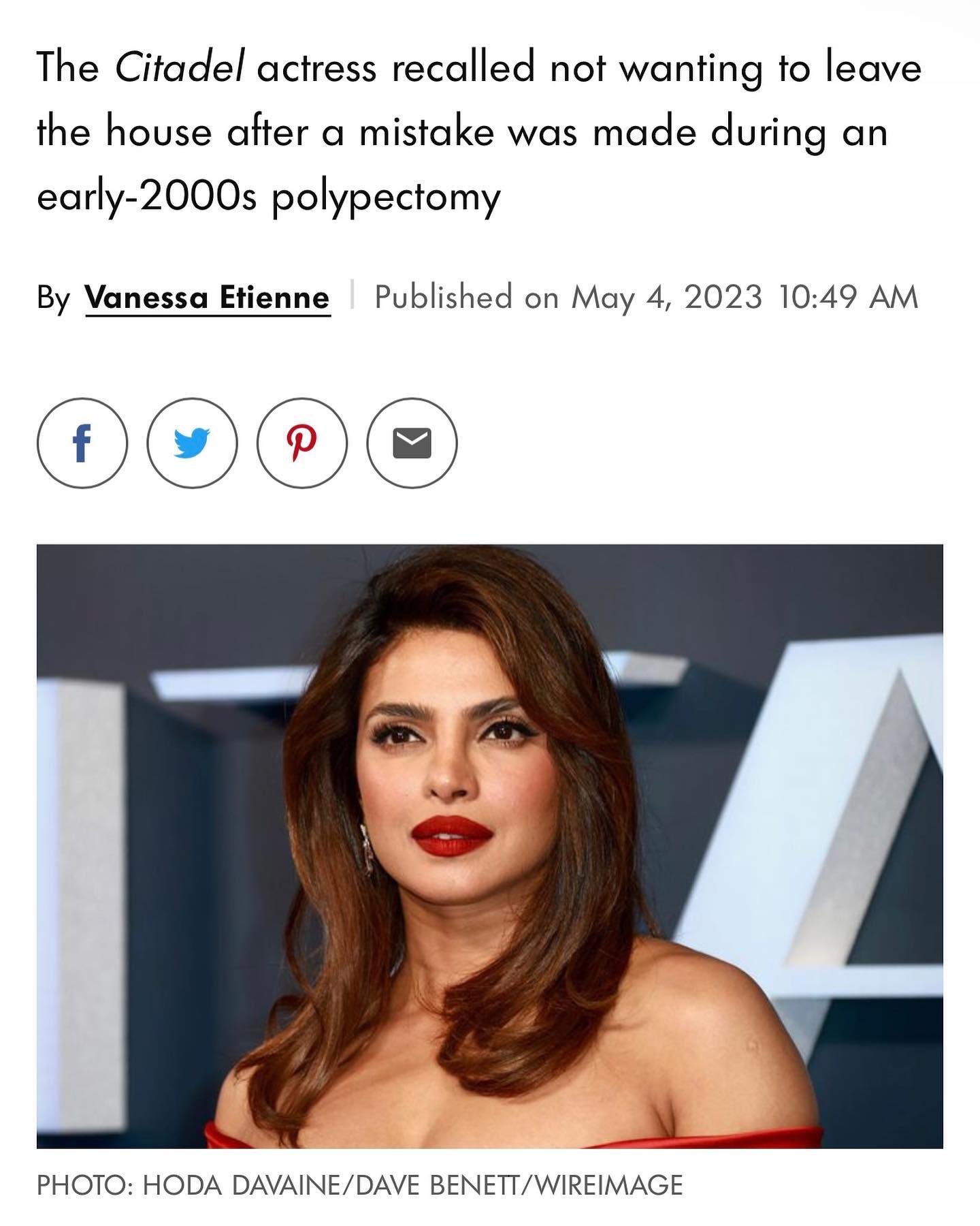 Today’s story in @people magazine is a reminder unexpected complications from skin and beauty care can have the ripple effect of leading to depression and anxiety.