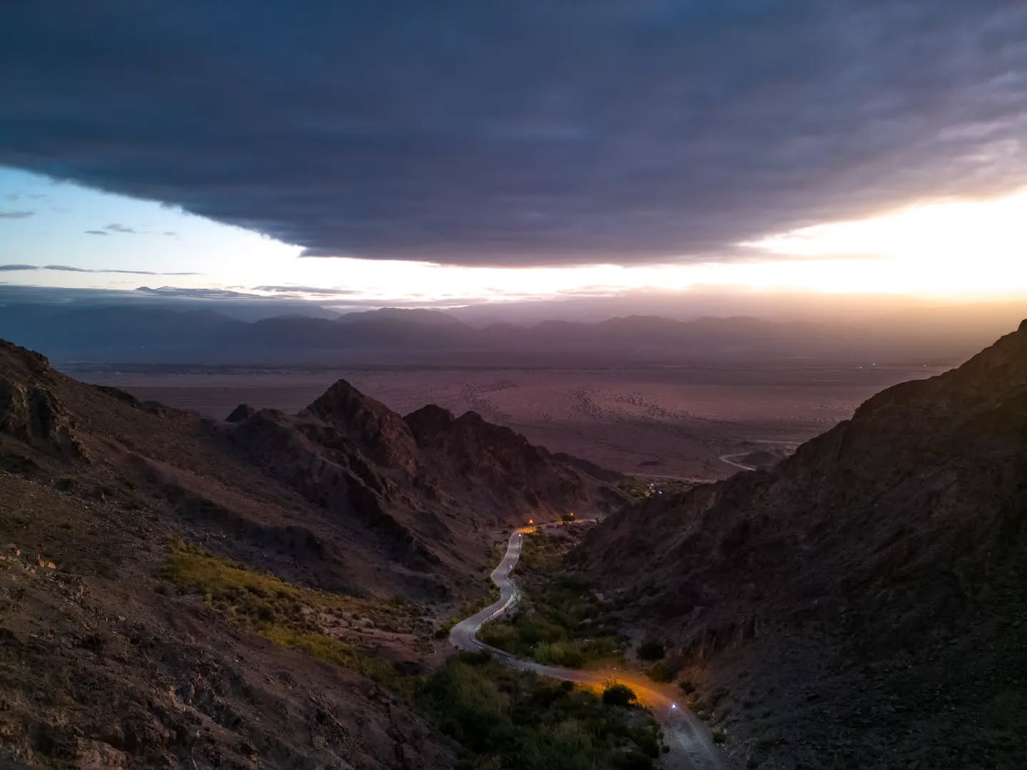 Últimos instantes de luz en Faimbalá.