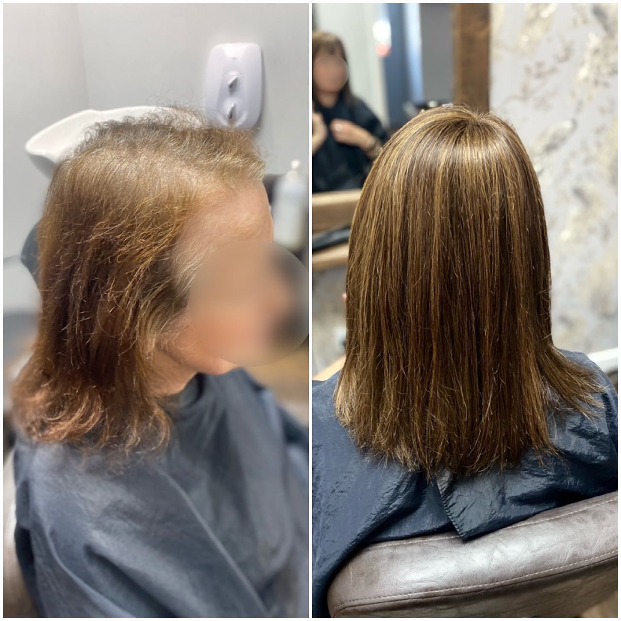 A big change for this lady. I built her a small/medium integrated system and she looks amazing. I’ll see her again in 5 weeks for her maintenance .
.
.
.
.
#lacetopwigs #lacefrontwigs #lacewigs #wigs #lacefrontal #alopecia #areata #hairloss #hairreplacements #bespokewigs #customcolouredwigs #handmadewigs #wigbuilding #hairintegration #laceintegration #hairextensions #weave #hairlossspecialist #trichologist #trichology #hairlosssolution #hairlosssalon #hair