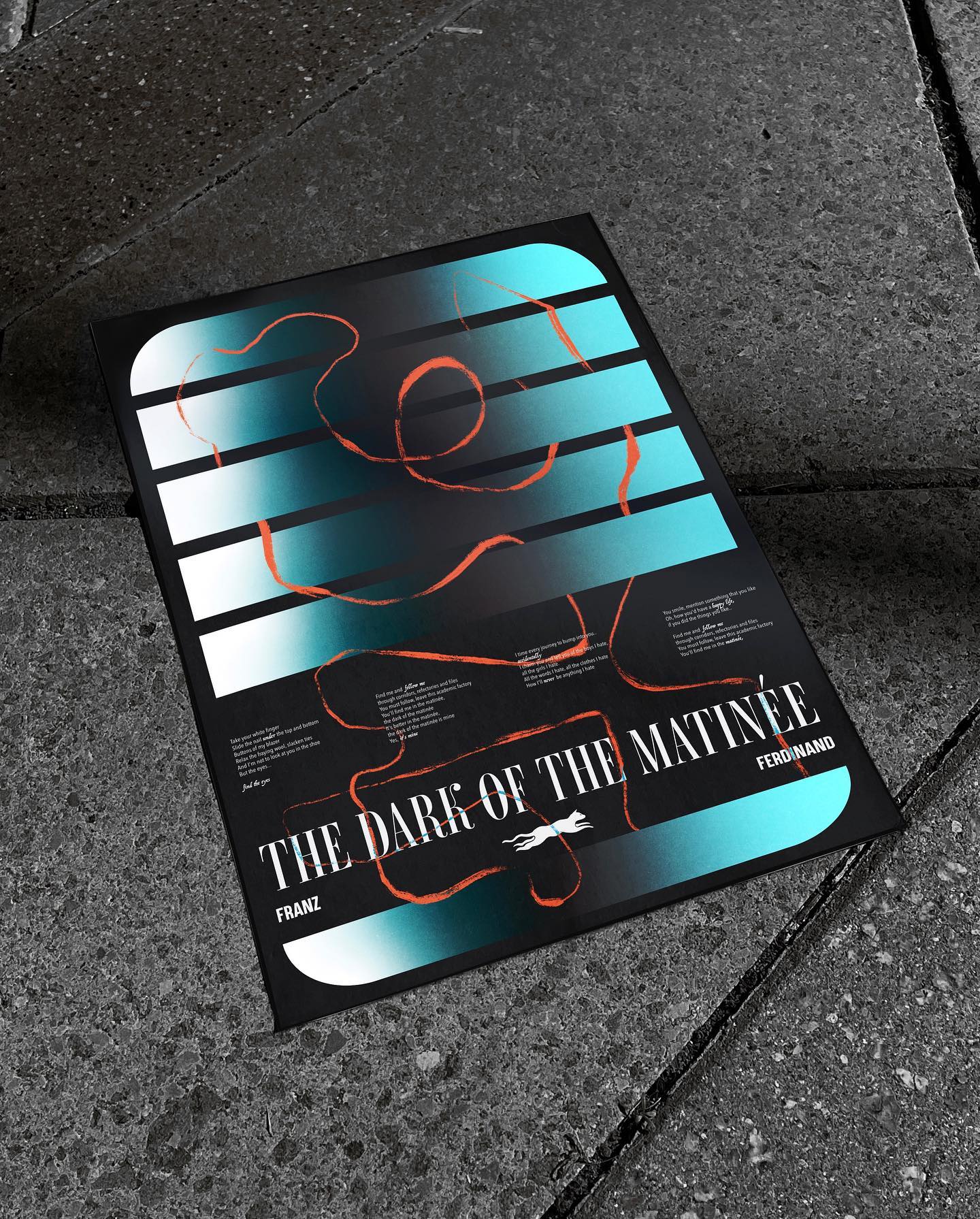 Mi póster de la canción The Dark of the Matinée de Franz Ferdinand, para la expo de @somosfellas como parte del @warmupfestival 👹🌈
Gracias @somosfellas por contar conmigo 🫂❤️🔥
.
.
#graphicdesign #posterdesign #posterinspiration #designinspo #coverdesign #musicposter #musicposterdesign #franzferdinand #designinspiration