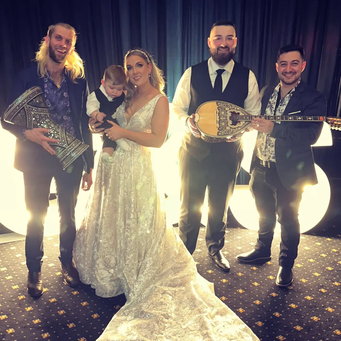 George and Shana! What a night! 🤵👰🏼♂️
An absolute blessing to be able to perform for your special night.
May your lives be filled with joy, happiness, music and laughter!
#greek #canberragreek #greekwedding #wedding #greekmusic #bouzouki #greekband #bouzoukia #weddingentrance #canberrawedding #canberramusic #greekaustralian #mybigfatgreekwedding