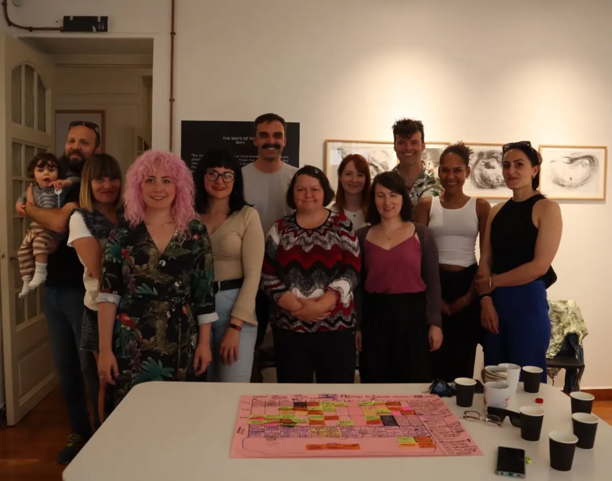 Today we started PROSPER, a new Creative Europe project with 4 partners from North Macedonia, Serbia, and Germany ❤️