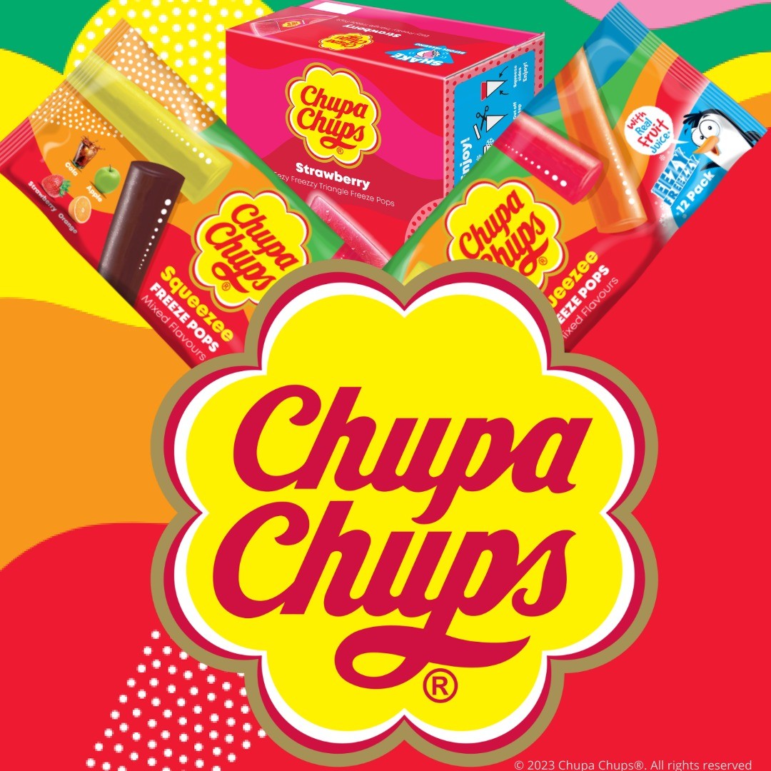 When you think Lollipop, you think @chupachupsuk🍭
Have you tried our Chupa Chups Squeezee Freeze Pops and Chupa Chups Strawberry Triangles yet?
The perfect summer cool down treat with all the Chupa Chups flavour!
#ChupaChups #foreverfun #pvmlicensing #eezyfreezzy #icepops #ambienticepops #freezepops