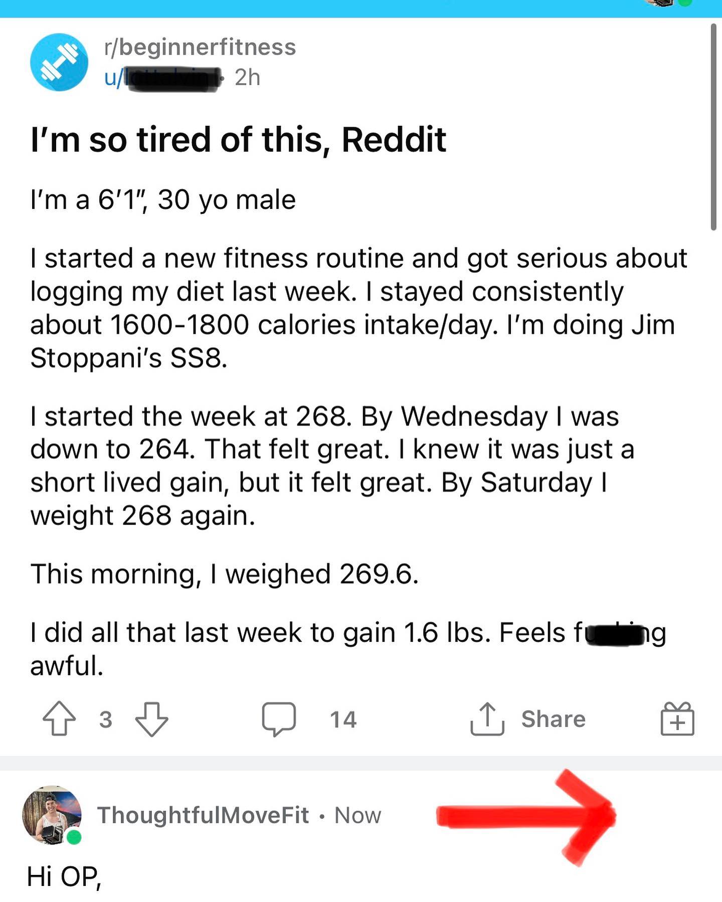 Today’s Reddit Q&A 🤓
Results take time & experience folks! Leaning on and learning from those who’ve already committed to the journey is the surest way to jump-starting your own understanding. (😉)
❤️💪