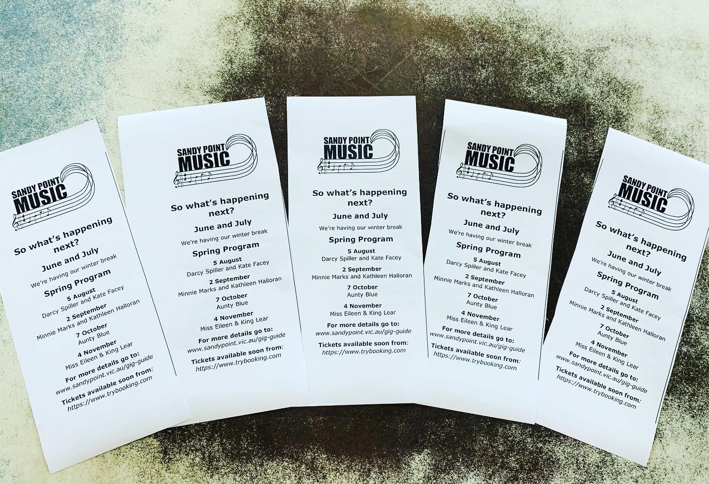 Next gigs on for SPM. AUGUST 5 Darcy Spiller,supported by Kate Spacey 🎶👏👏👌