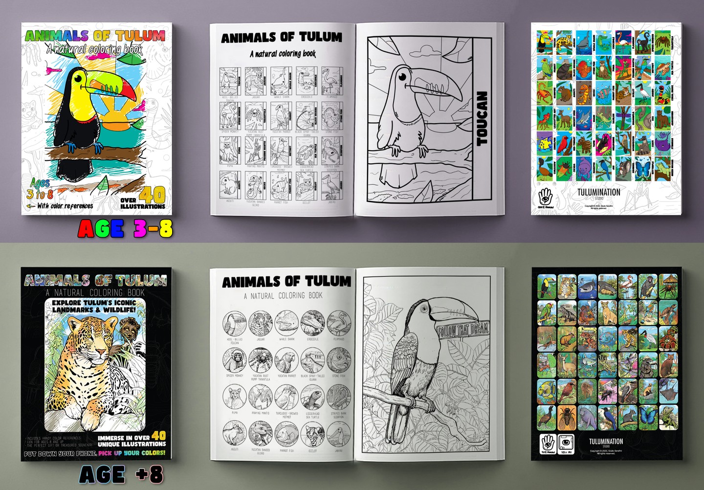 Look for "Animals of Tulum" on Amazon ;) Available on all Marketplaces