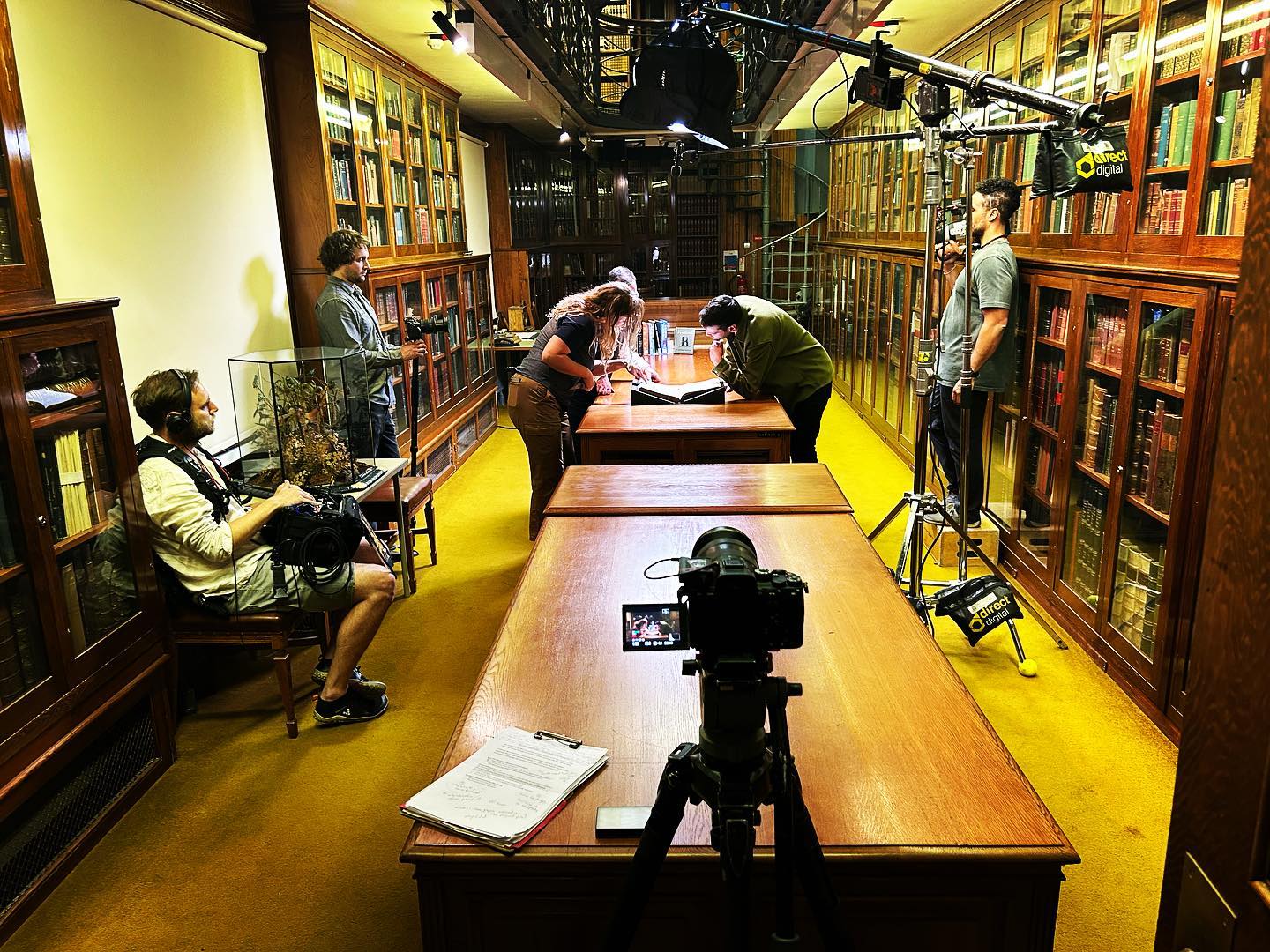 Great day filming for #animalpridedoc at the Tring Natural History Museum in the UK.