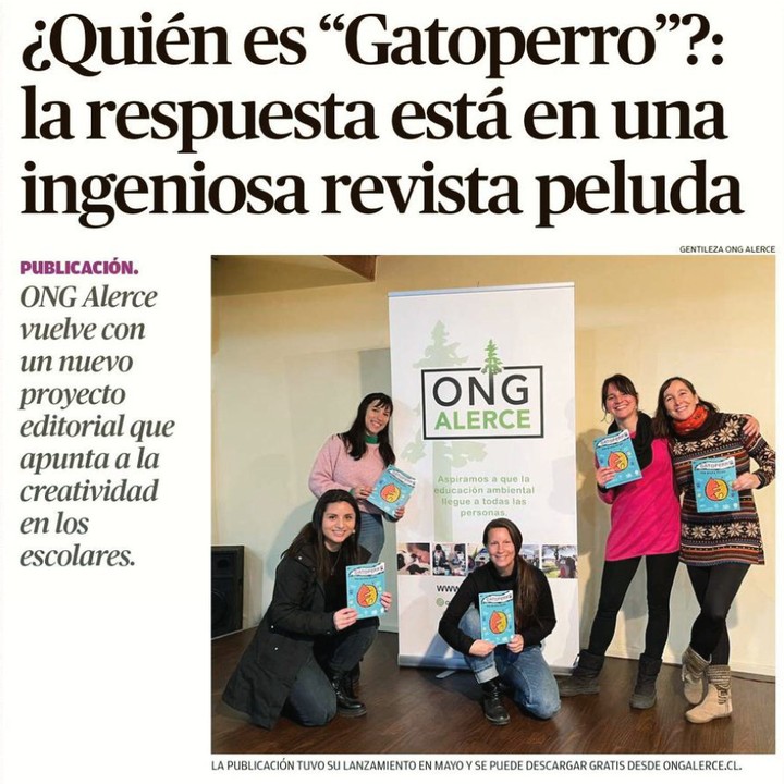 ✨GATOPERRO en Diario Austral✨
Felices con la tremenda recepción que ha tenido el primer número de nuestra revista peluda sobre mascotas hecha por y para la niñez.
Recuerden que pueden descargarla en www.ongalerce.cl - Si quieren la versión impresa, pueden comprarla en @trafun_ediciones .
Gracias @australdelosrios austral por esta nota 😊
#revista #mascotas #revistainfantil #educacionambiental #fomentolector