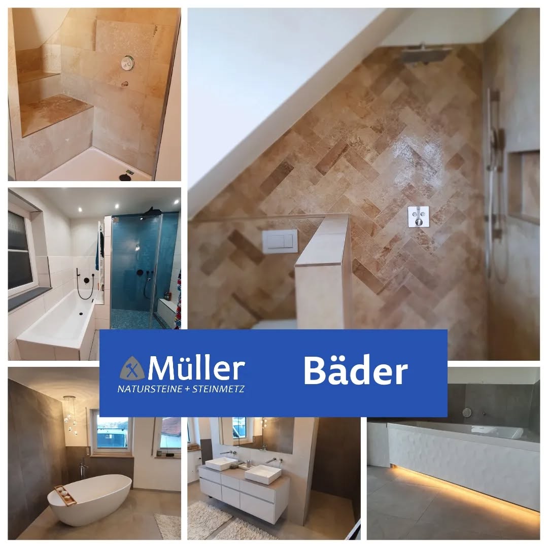 Bad Komplettsanierung aus einer Hand 🚽🛁
Ein neues Bad muss her aber wo fängt man da an? 🤷♂️
Ich berate Sie gerne und koordiniere mit meinen Kooperationspartnern Ihren Badumbau. 💪
#MüllerNatursteineSteinmetz #meisterhand #meisterbetrieb #badsanierung #Fliesen
#fliesenleger #WC #Bäder #hausumbau #wellnessoase #badezimmer
