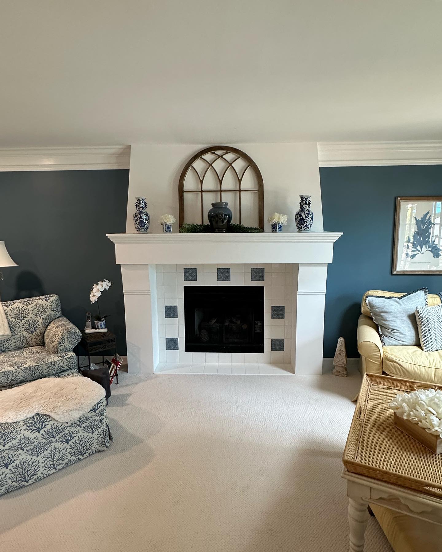 New fireplace install by yours truly!
#virginiatile #sonomatile #durock #schluter #tec #miraclesealants