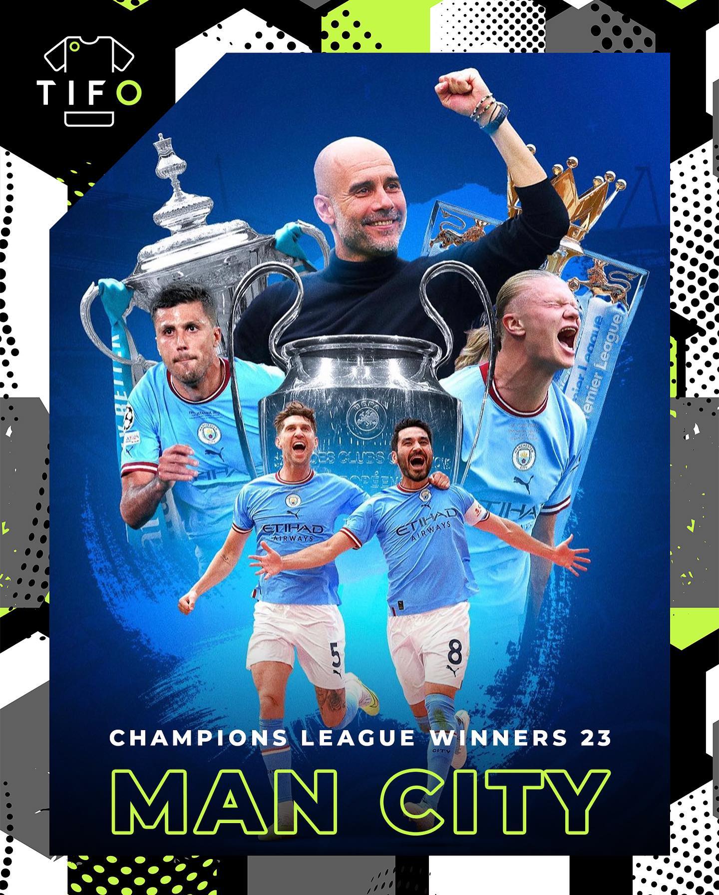 The treble is complete!
Congratulations to @mancity on winning the #championsleague for the first time and capping off an historic treble 🏆 🏆 🏆
#manchestercityfc #mancity #mancityfc #mancityfans #championsleague #championsleaguefinal #championsleaguefinal2023 #pepguardiola #haaland #erlinghaaland #kevindebruyne #bernadosilva #rodri #ederson #jackgrealish #thecitizens